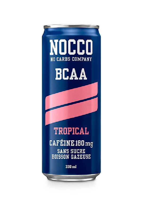 NOCCO - BOISSON FONCTIONNELLE TROPICAL CANETTE 330ML x24