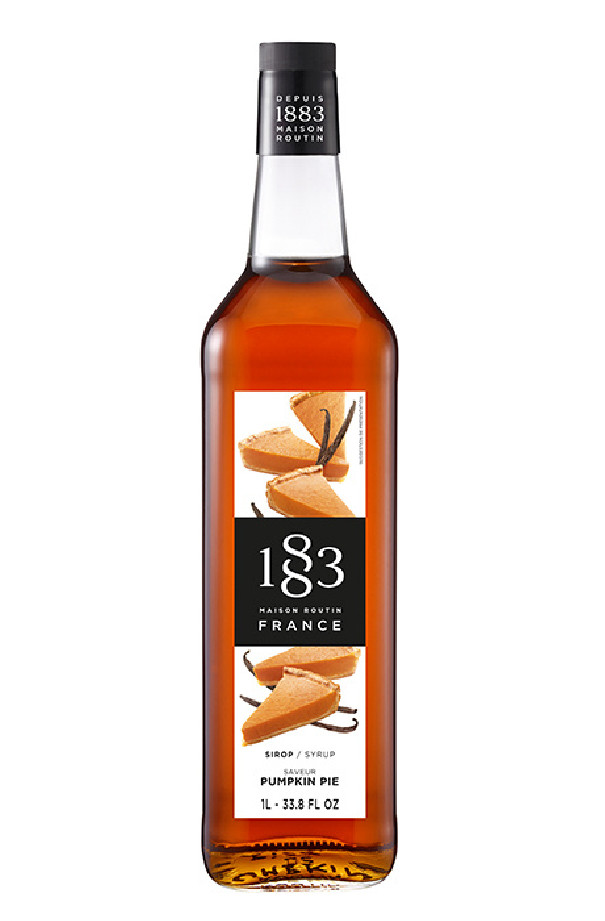ROUTIN 1883 - SIROP PUMPKIN PIE 1L BOUTEILLE VERRE