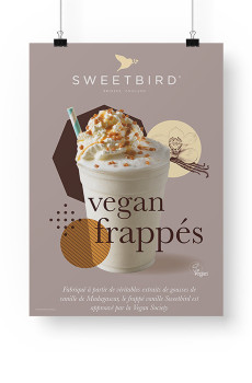 SWEETBIRD - POSTER FRAPPE VEGAN A3 x1