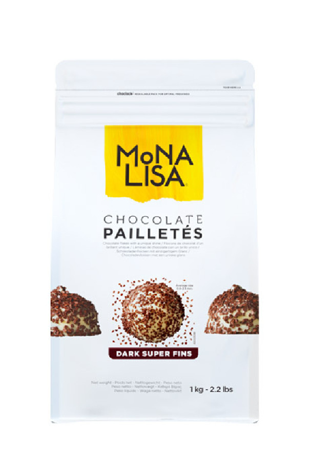 MONA LISA - PAILLETÉS SUPER FIN CHOCOLAT POCHE 1KG