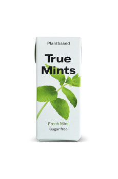 TRUE - PASTILLES MENTHE FRAICHE SANS SUCRES PRÉSENTOIR 13G x18
