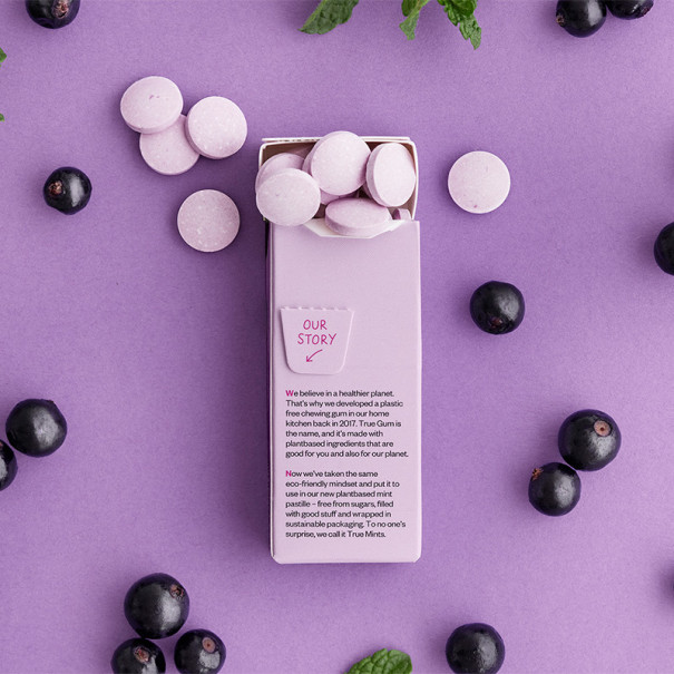 TRUE - PASTILLES CASSIS SANS SUCRES PRÉSENTOIR 13G x18 TRUE - PASTILLES CASSIS SANS SUCRES PRÉSENTOIR 13G x18
