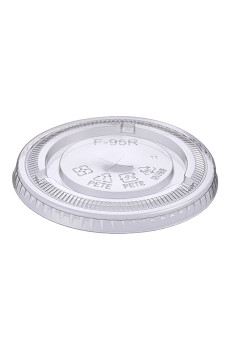 Q-CUP COUVERCLE PLAT CROISSILLON PET Ø95MM x50