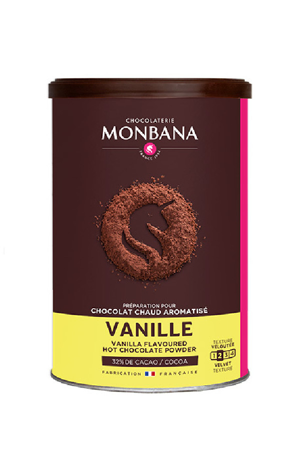 MONBANA - CHOCOLAT AROME VANILLE BOITE 250G