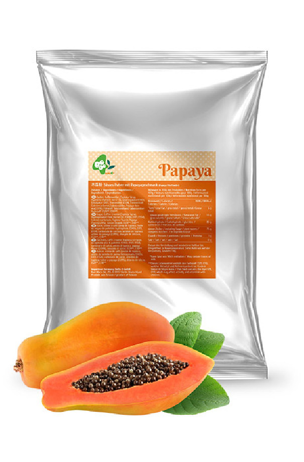 BUBBLE TEA POUDRE PAPAYE VEGAN POCHE 1KG