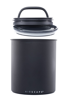 AIRSCAPE - BOITE DE CONSERVATION EN METAL COLORIS NOIR 1KG