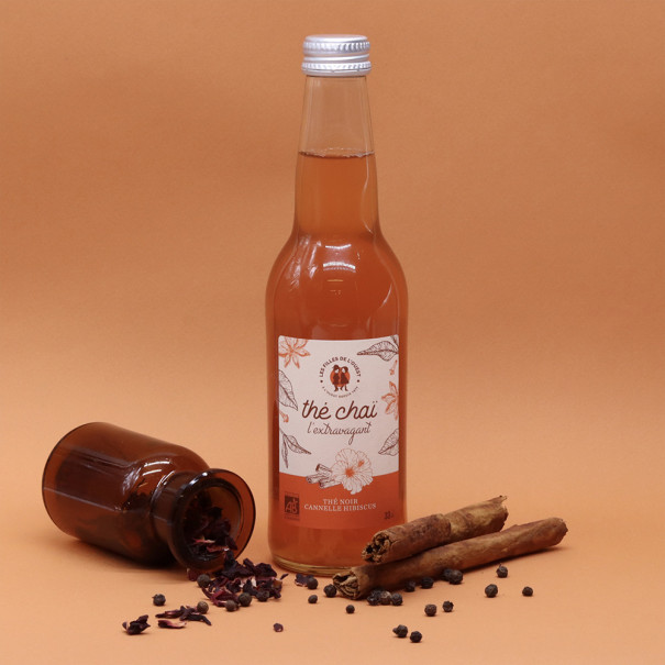 LES FILLES DE L'OUEST - THE CHAI L'EXTRAVAGANT BOUTEILLE VERRE 330ML x12 BIO LES FILLES DE L'OUEST - THE CHAI L'EXTRAVAGANT BOUTEILLE VERRE 330ML x12 BIO