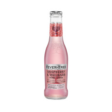 FEVER TREE - PREMIUM FRAMBOISE ET RHUBARBE TONIC WATER BOUTEILLE VERRE 200ML x24