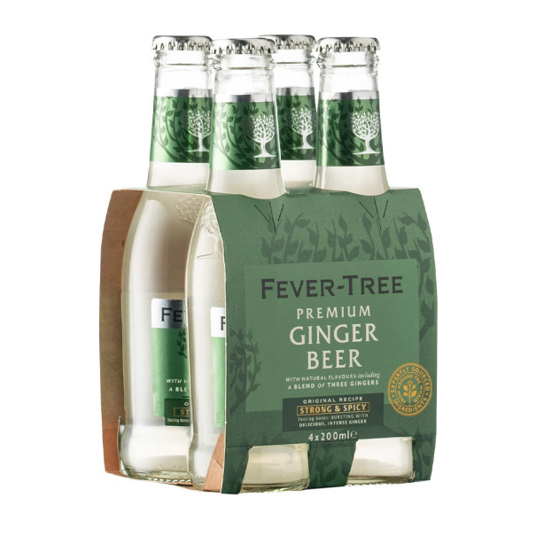 FEVER TREE - PREMIUM GINGER BEER BOUTEILLE VERRE 200ML x24 FEVER TREE - PREMIUM GINGER BEER BOUTEILLE VERRE 200ML x24