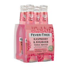 FEVER TREE - PREMIUM FRAMBOISE ET RHUBARBE TONIC WATER BOUTEILLE VERRE 200ML x24