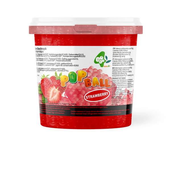 BOBOQ - BOBA FRAISE SEAU 3.2KG BOBOQ - BOBA FRAISE SEAU 3.2KG