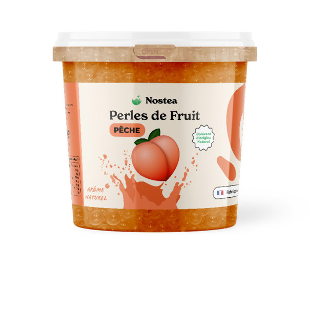 NOSTEA - PERLES DE FRUIT SAVEUR PÊCHE SEAU COLORANTS NATURELS 3.2KG NOSTEA - PERLES DE FRUIT SAVEUR PÊCHE SEAU COLORANTS NATURELS 3.2KG