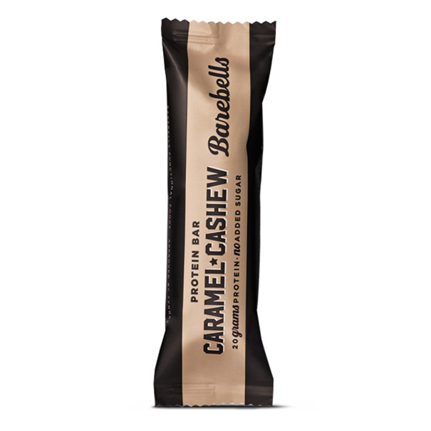 BAREBELLS - PROTEIN BARRES CARAMEL CASHEW 54G x12
