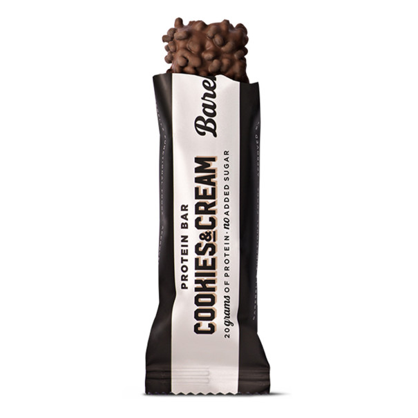 BAREBELLS - PROTEIN BARRES COOKIES AND CREAM 54G x12