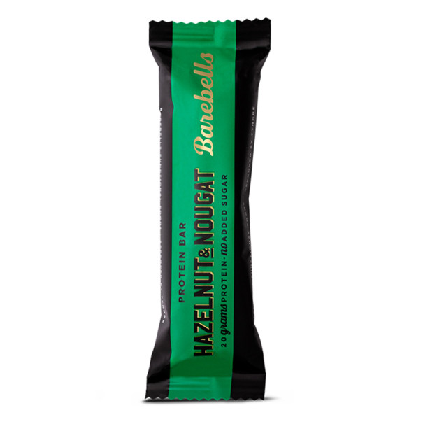 BAREBELLS - PROTEIN BARRES HAZELNUT NOUGAT 54G x12