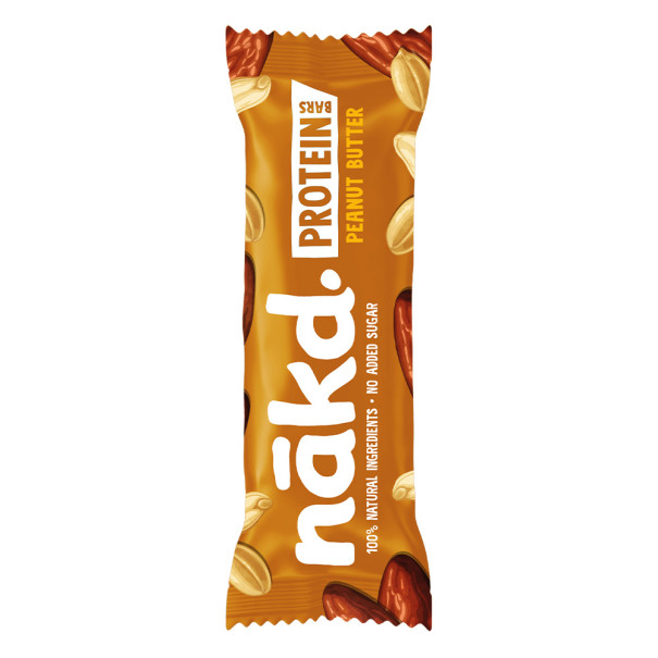 NAKD - PROTEIN BARRE VEGAN PEANUT BUTTER 45G x16 NAKD - PROTEIN BARRE VEGAN PEANUT BUTTER 45G x16