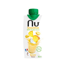 NU SMOOTHIE - ANANAS BANANE COCO 330ML x12 NU SMOOTHIE - ANANAS BANANE COCO 330ML x12