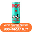 BOS - THE GLACE ROOIBOS CITRON VERT GINGEMBRE CANETTE 250ML x12 BIO