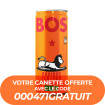 BOS - THE GLACE ROOIBOS PECHE CANETTE 250ML x12 BIO