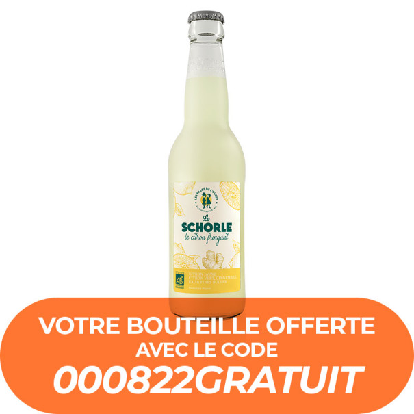 LES FILLES DE L'OUEST - SCHORLE CITRON FRINGANT 330ML ECHANTILLON x1 BIO