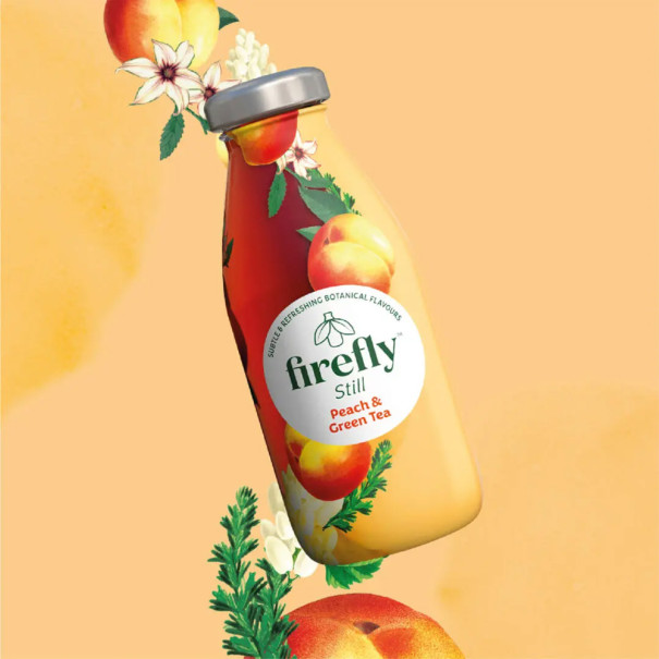 FIREFLY - BOTANICAL DRINKS PECHE THE VERT 330ML x12