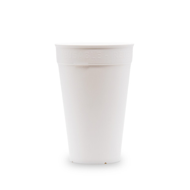 OKOCUP - GOBELET REUTILISABLE EN PP BLANC 17OZ-511ML Ø90MM x1
