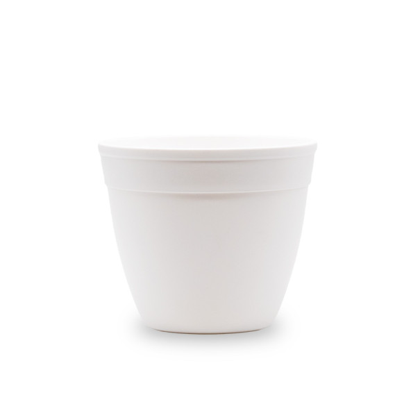 OKOBOWL - POT REUTILISABLE EN PP BLANC 20OZ-598ML Ø118MM x1