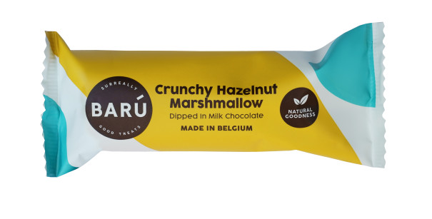 BARU - BARRE MARSHMALLOW MILK CHOCOLATE CRUNCHY HAZELNUT 30G x18