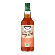 sirop thé vert pêche bouteille verre