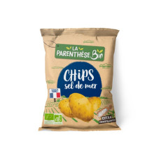 LA PARENTHESE - CHIPS SEL DE MER MADE IN FRANCE 40G x18 BIO LA PARENTHESE - CHIPS SEL DE MER MADE IN FRANCE 40G x18 BIO