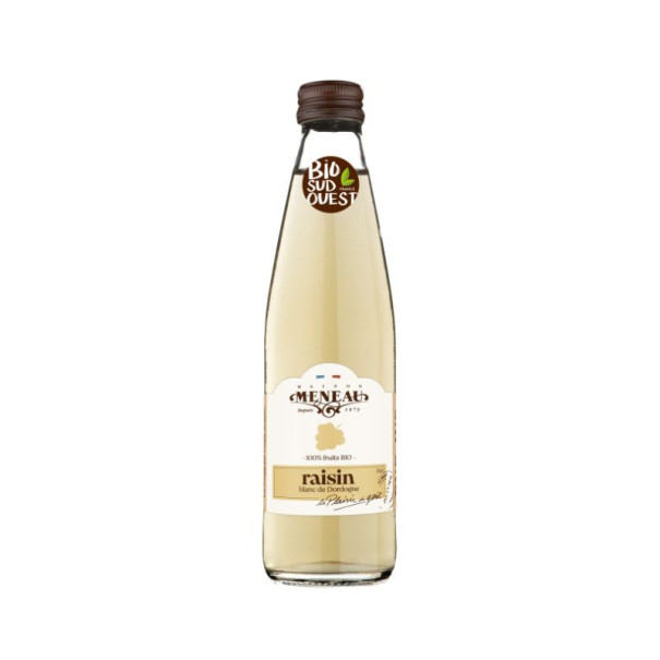 Jus raisin blanc Sud Ouest bouteille verre 250ml BIO