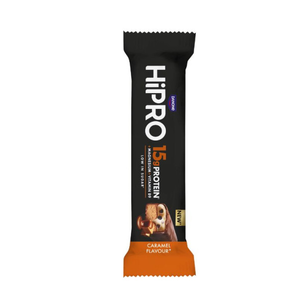 Hipro -  Barre protéinée saveur caramel 45g x12