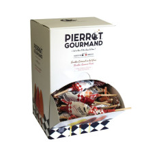 Pierrot Gourmand - Mix de sucettes au caramel et aux fruits 13g x100