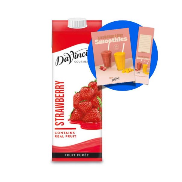 DAVINCI GOURMET - SMOOTHIE FRAISE BRIQUE 1L