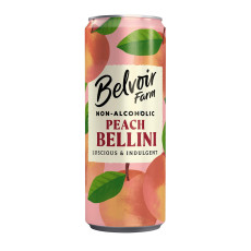 Belvoir - Bellini Sans Alcool Pêche Canette 250ml - Delidrinks