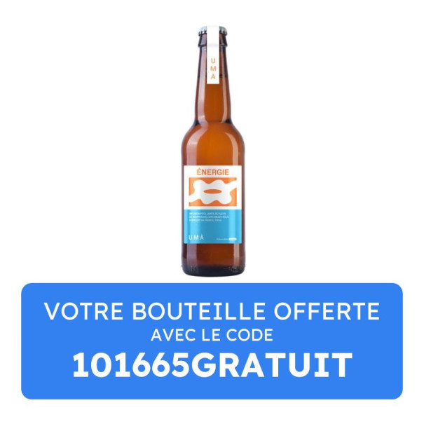 Uma - Energie bouteille verre 330ml x12