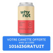 Why Not - Soda craft framboise thym canette 330ml  x1 bio