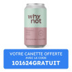 Why Not - Soda craft grenade concombre canette 330ml x12 bio