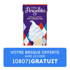 Angelito - Ice cream mix glace vanille brique 1L x1