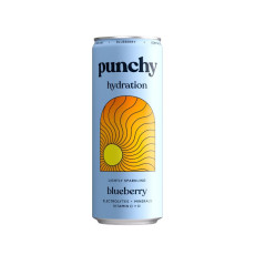 Punchy - Boisson pétillante hydratation myrtille 330ml x12