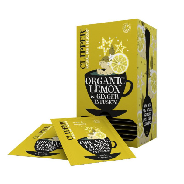 Clipper - Infusion citron gingembre 2.50g x25 bio