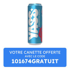 YASS - PREBIOTIC SODA RED'N BLUE BERRIES 330ML x1