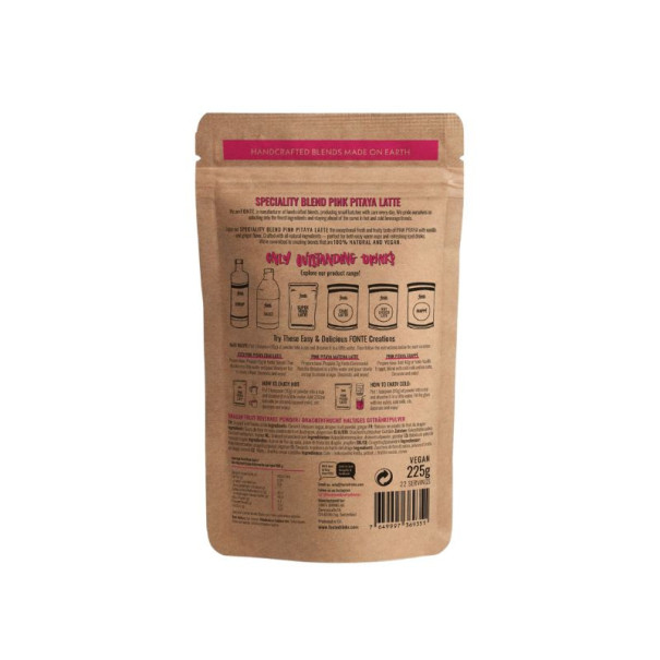 Fonte - Pink pitaya latte poche 225g