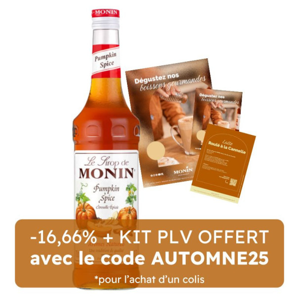 monin sirop citrouille épicée monin sirop citrouille épicée