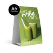 PLV - CHEVALET DE TABLE MATCHA LATTE A6 x1 PLV - CHEVALET DE TABLE MATCHA LATTE A6 x1