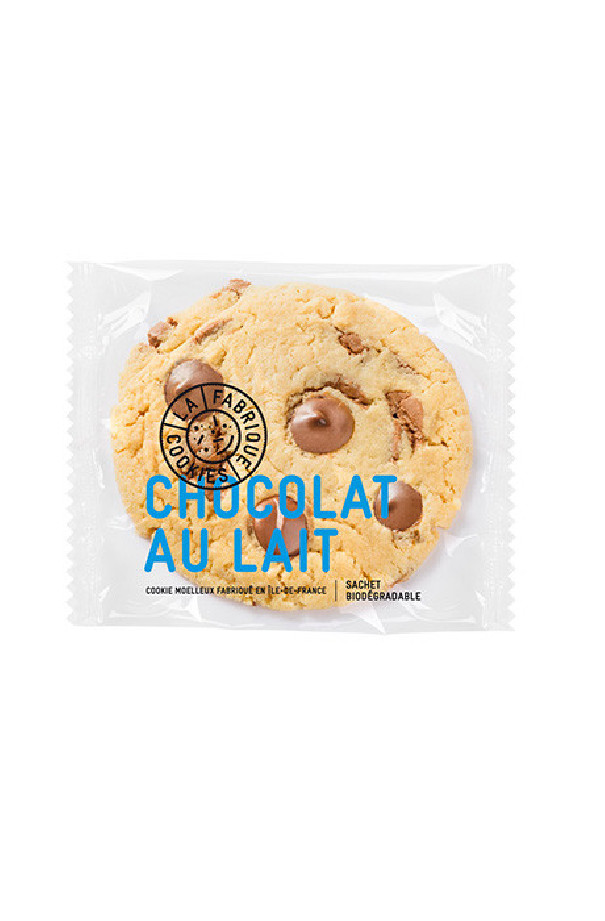 LA FABRIQUE COOKIES - COOKIE PEPITE CHOCOLAT LAIT EMBALLAGE INDIVIDUEL