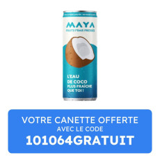 Maya - Eau de coco canette 330ml x1
