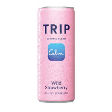 Trip - Eau pétillante fraises des bois mindfull blend canette 330ml x12