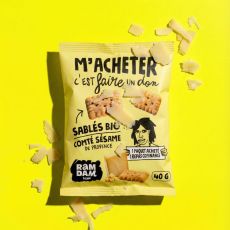 RAMDAM - Sable comté sésame sachet 40g x16