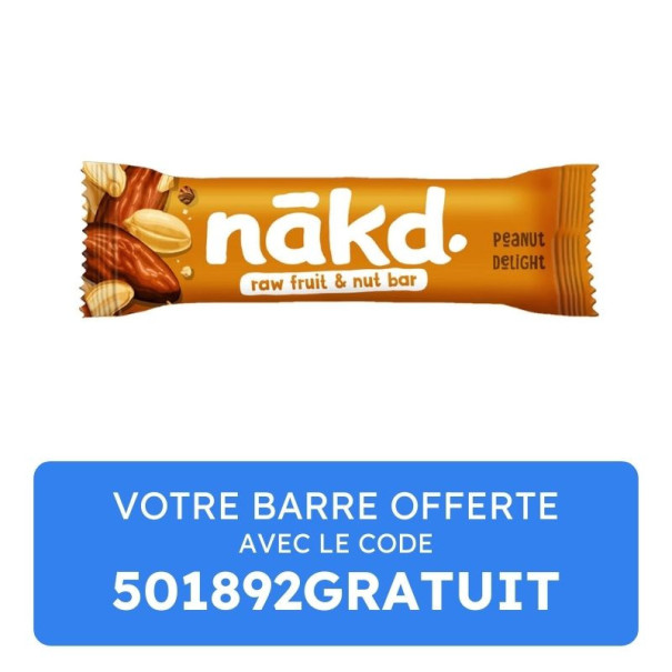 NAKD - BARRE VEGAN PEANUT DELIGHT 35G x1